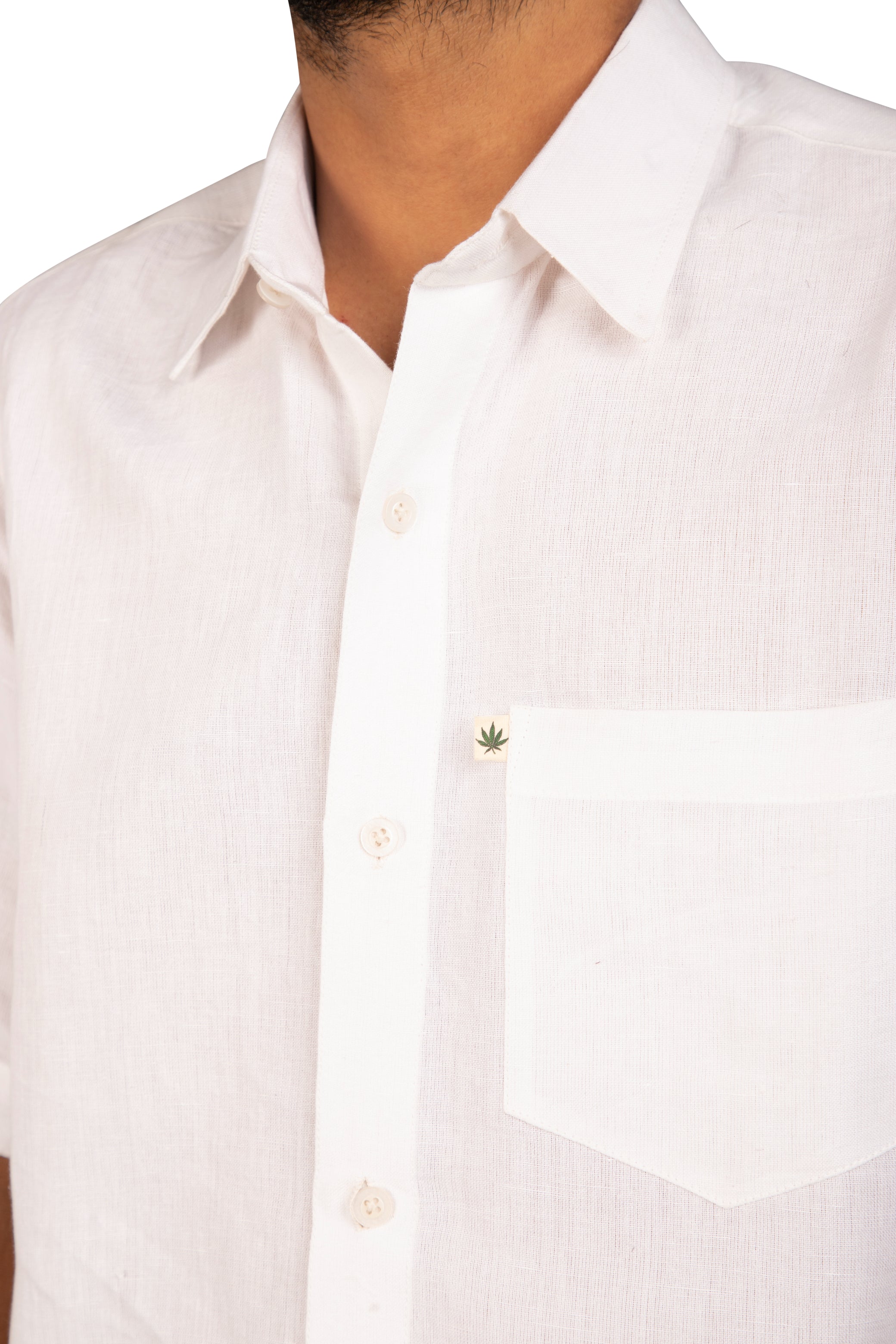 IVORY BUTTON FRONT SHIRT